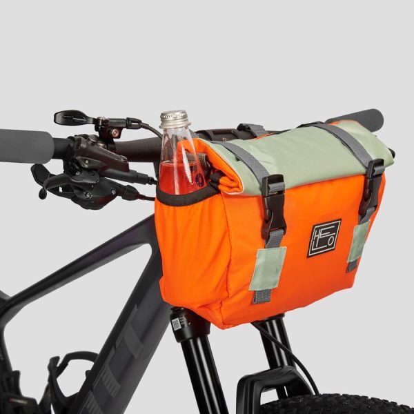 bikepacking alforja manubrio bicicleta