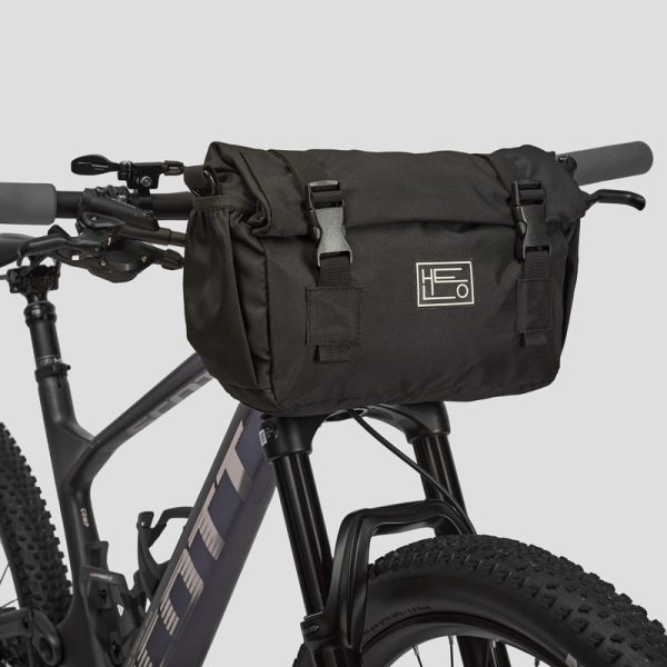 Alforja bicicleta elka negra manubrio